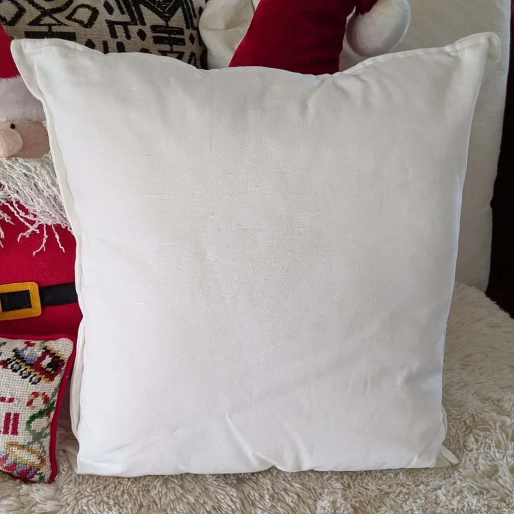 NWOT Christmas Naughty List Theme Throw Pillow 18